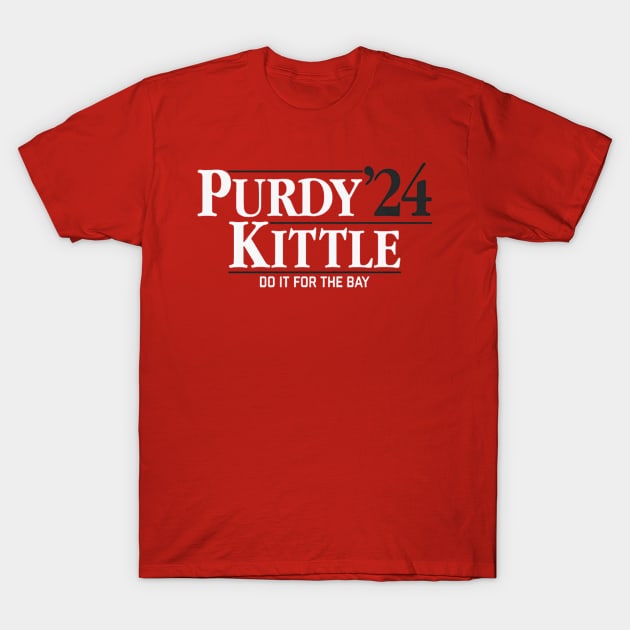 Brock Purdy George Kittle Purdy-Kittle '24 T-Shirt by ganisfarhan